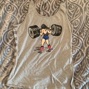 Wonder women weightlifting tank